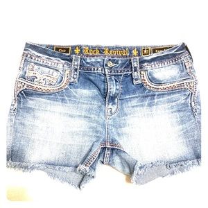 Rock revival jeans shorts